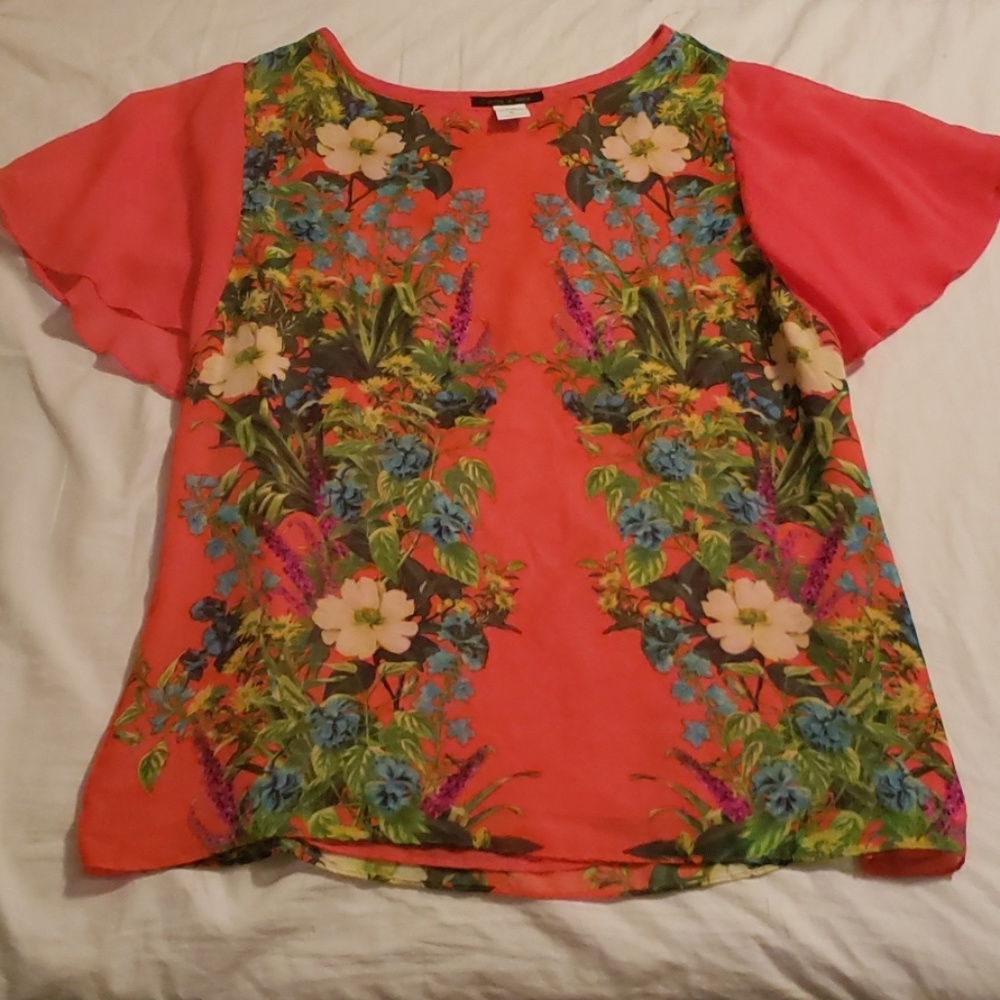 DONATED Cute Floral Blouse *NOT F21*